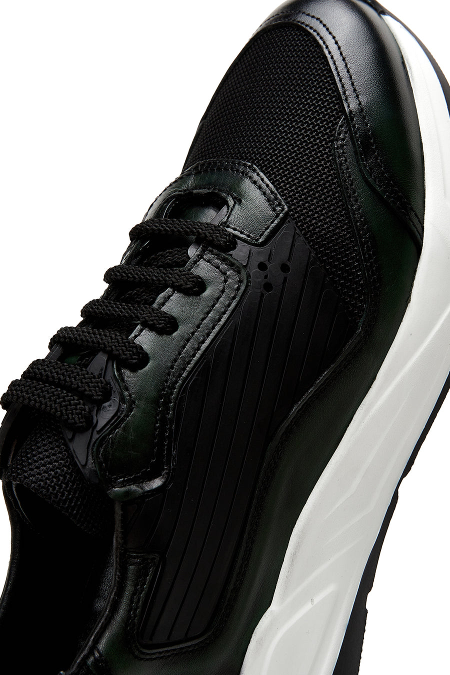 Erkek Yeşil Deri Sneaker