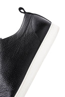 Men's Black Leather Sneaker | Derimod