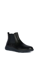 Geox Men's Black U Portello Leather Chelsea Boots | Derimod