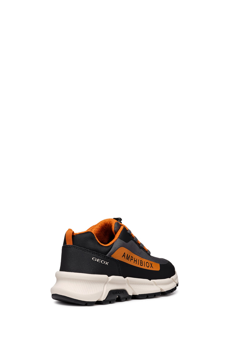 Geox Boy Grey Flexyper Plus Abx Laced Waterproof Sneaker
