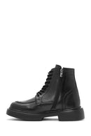 Men's Black Leather Boots | Derimod