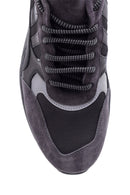 Men's Transparent Sole Leather Sneaker | Derimod