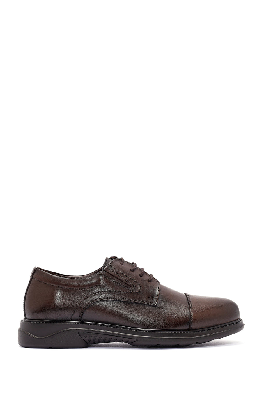 Men's Brown Lace-up Leather Casual Shoes 24WFD677518 | Derimod