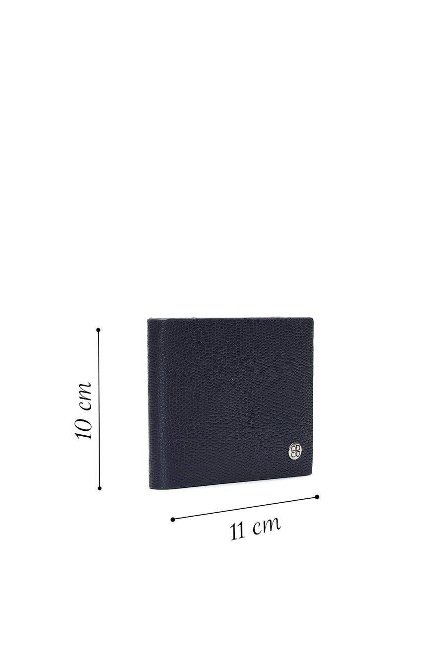 Men's Navy Blue Leather Wallet