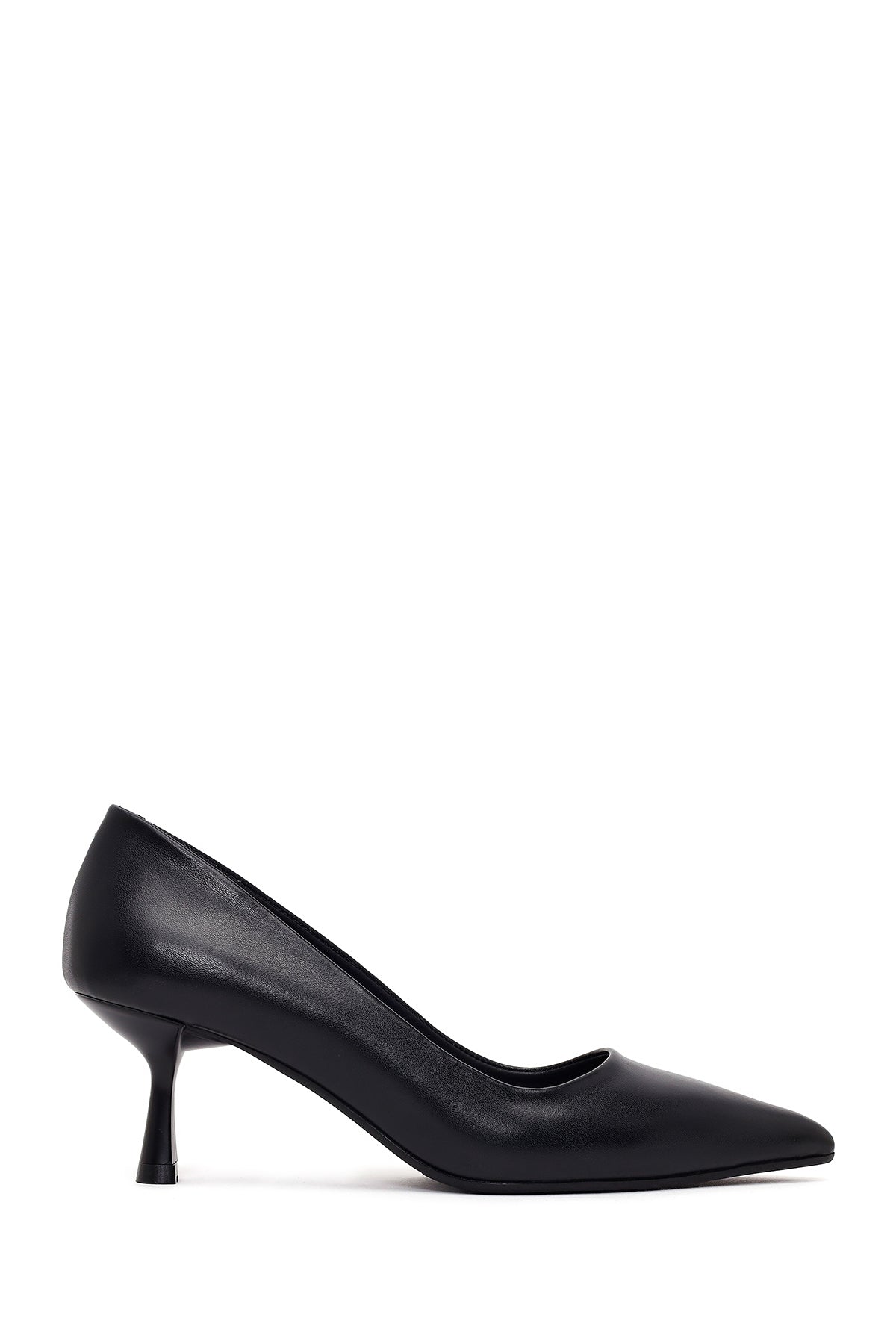 Kadın Siyah İnce Topuklu Deri Stiletto AF200018DV | Derimod