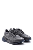 Men's High-Sole Leather Sneaker | Derimod