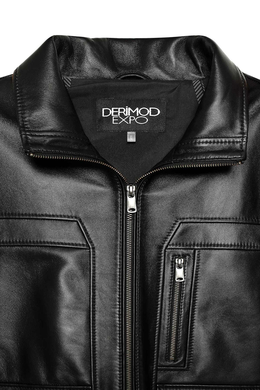 Bryan Men's Black Leather Jacket