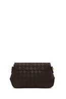 Woman Brown Printed Shoulder Bag | Derimod