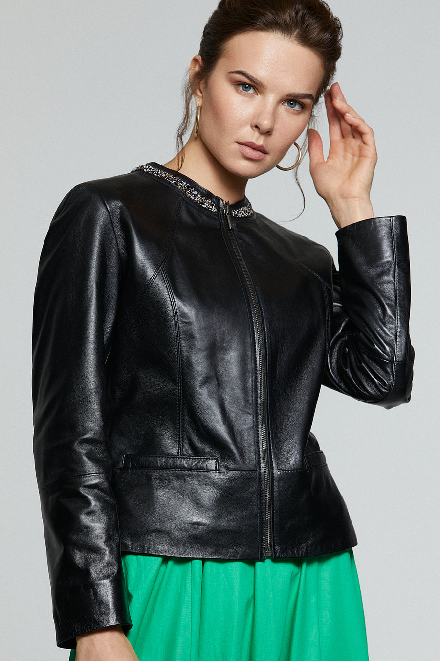 Olivia Women's Leather Jacket