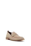Derimod Black Erkek Bej Süet Deri Klasik Loafer | Derimod