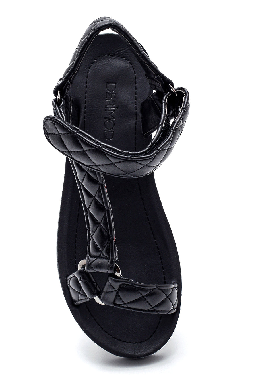 Women's Black Flat Sandals