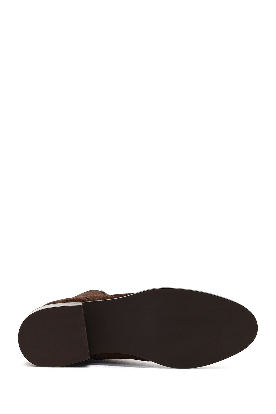 Woman Brown Suede Chelsea Boots