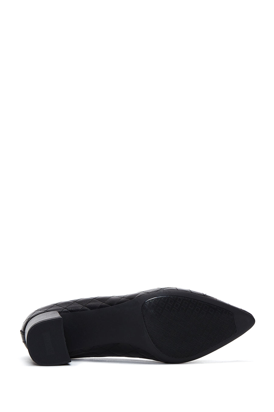 Women's Leather Gritti For Derimod Quilted Heeled Shoes