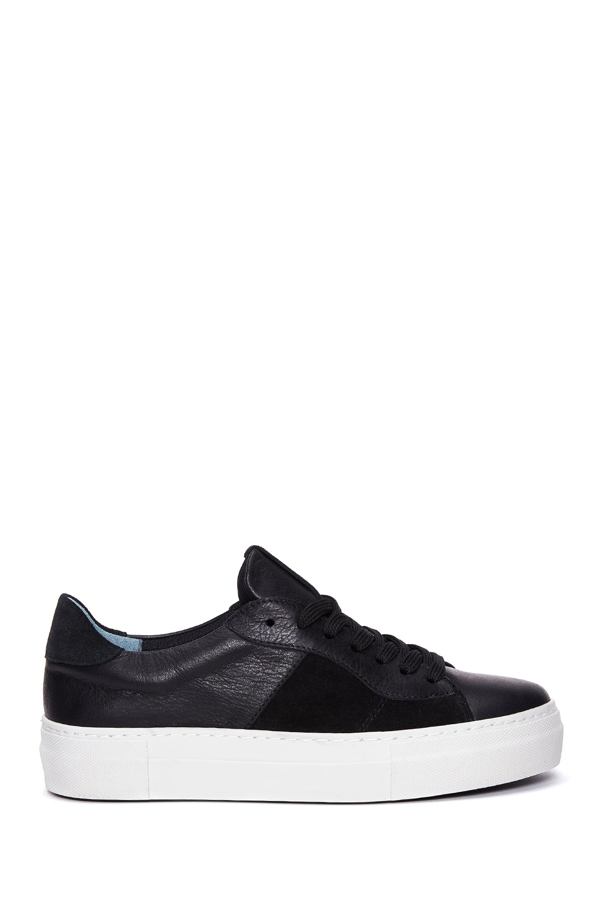 Women's Black Leather Sneaker 22WFD370514 | Derimod