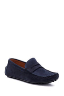 Men's Leather Nubuck Loafer | Derimod