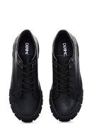 Women's Black Thick Soled Sneaker | Derimod