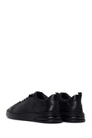 Male Black Lace-Up Leather Sneaker | Derimod