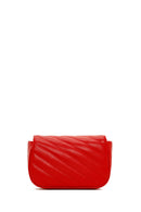 Women's Red Long Strap Quilted Crossbody Bag | Derimod