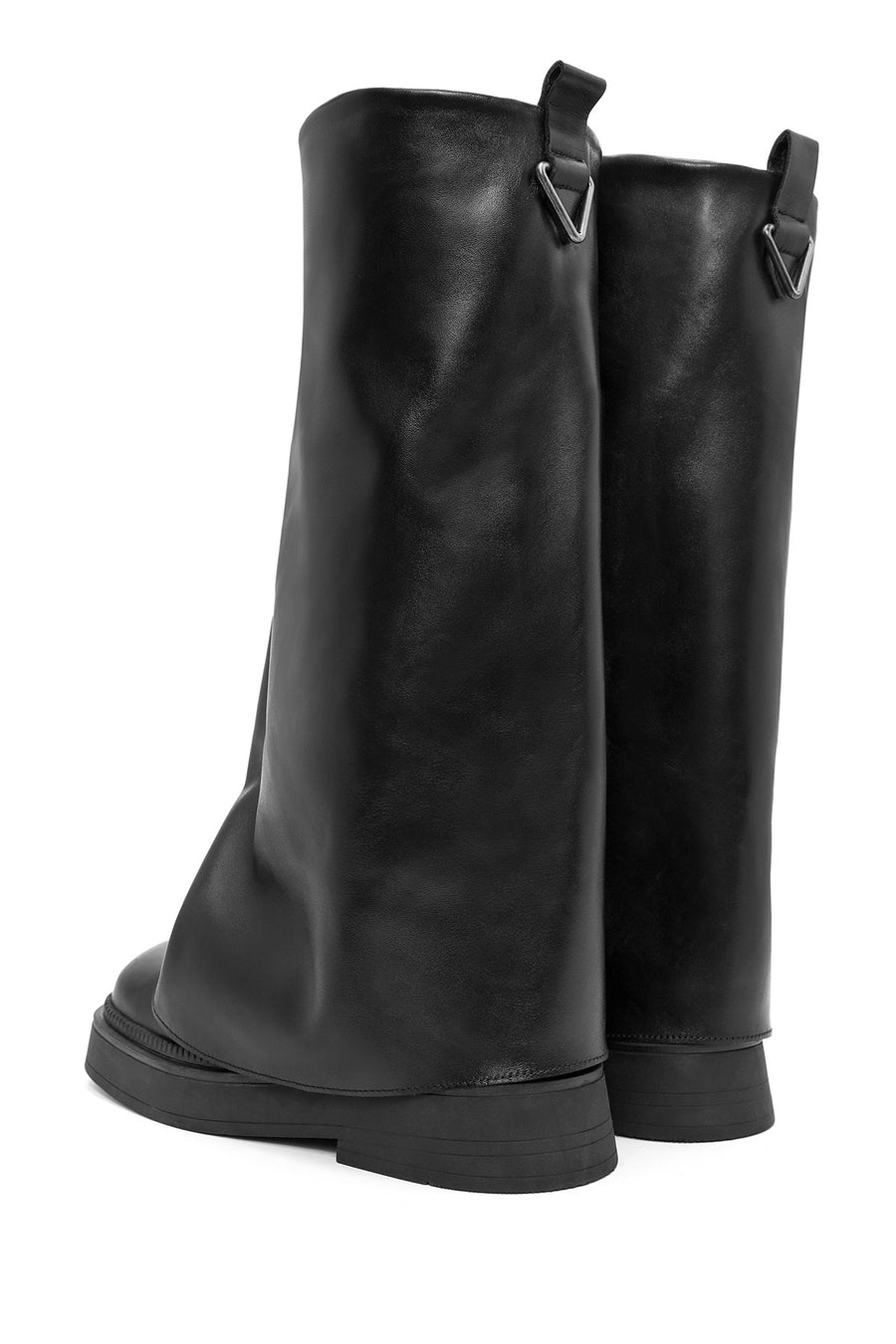 Women's Black Leather Boots