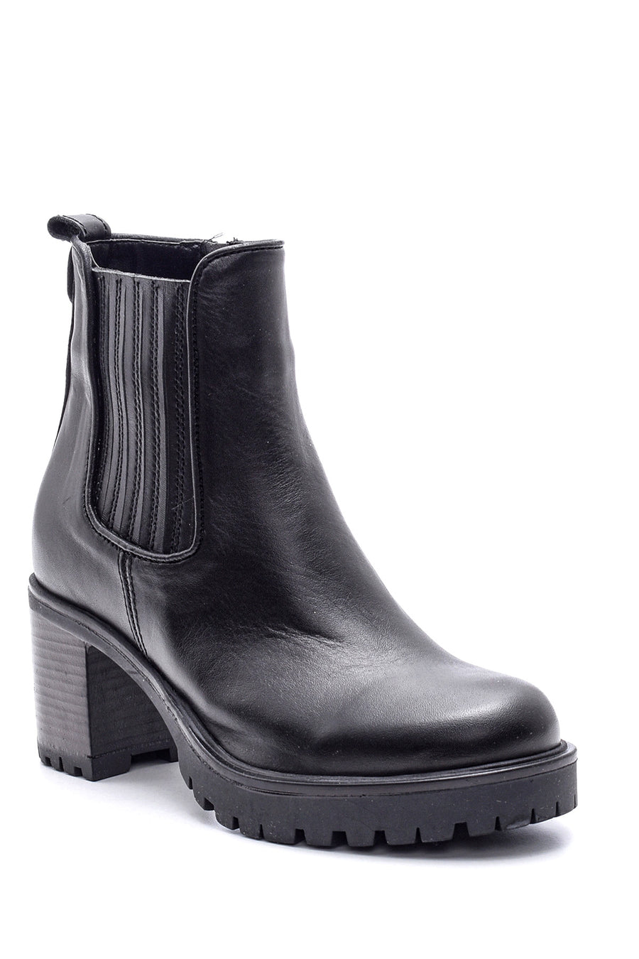 Women's Heeled Leather Boots