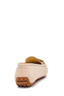 Kadın Bej Deri Loafer | Derimod