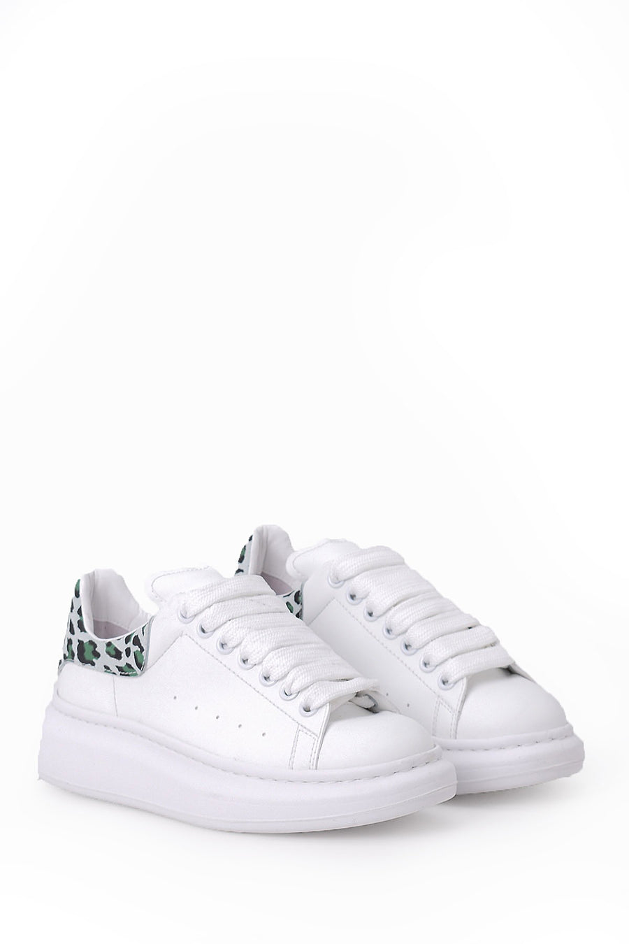 Kadın Leopar Detaylı Sneaker