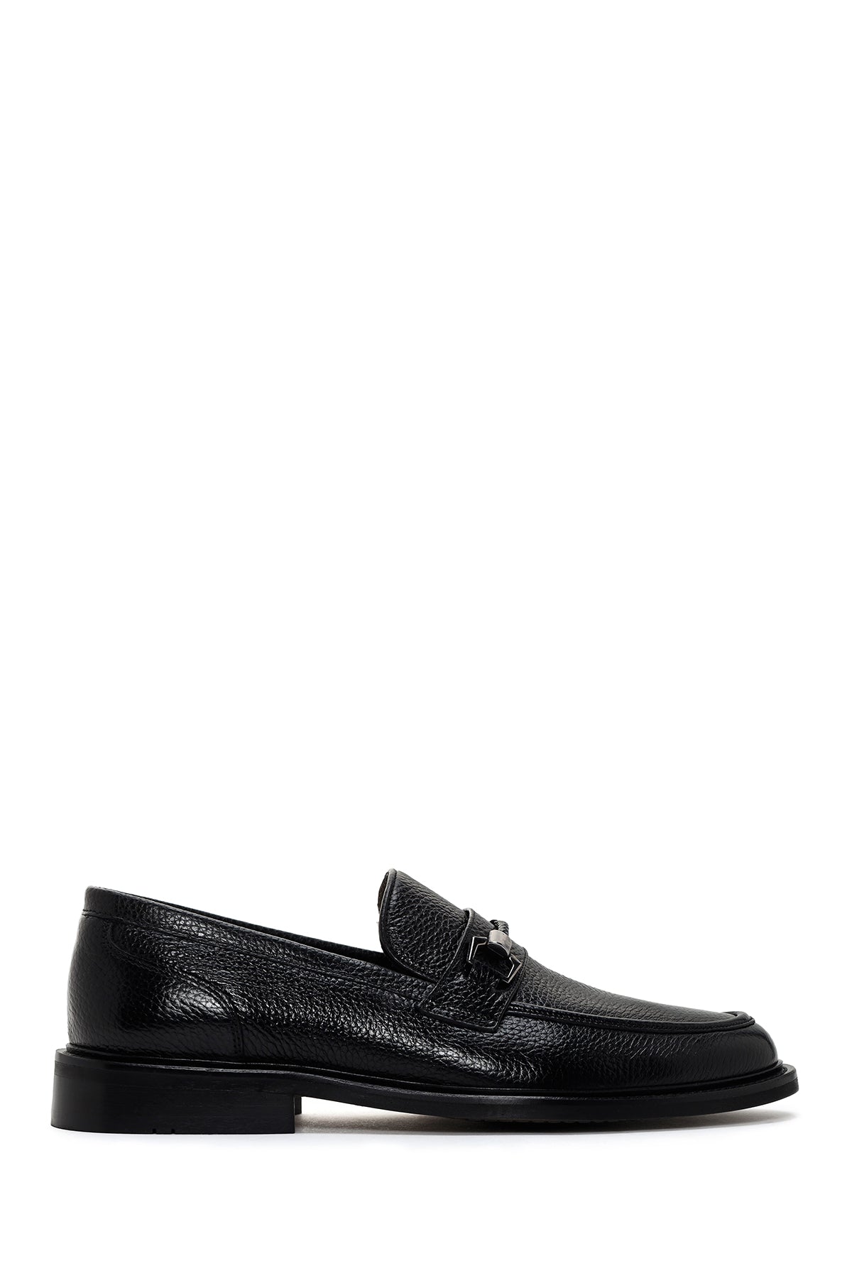 Erkek Siyah Deri Klasik Loafer 24SFD6015FT | Derimod
