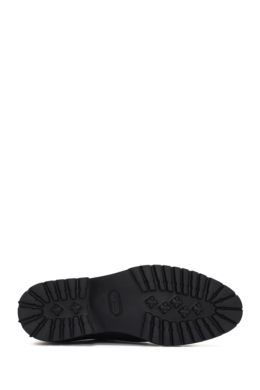 Men's Black Leather Double Buckle Casual Shoes