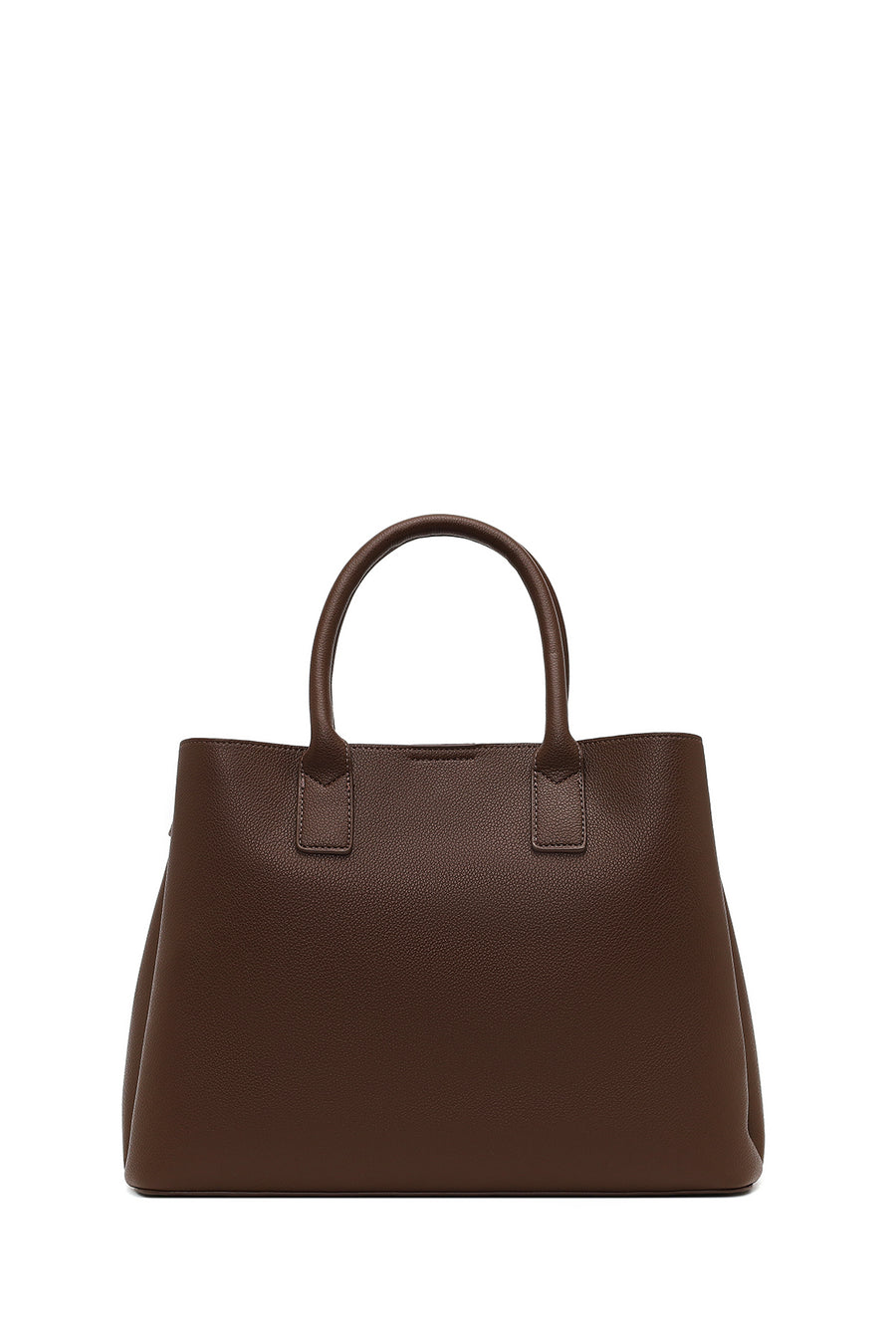 Woman Brown Long-Strap Classic Shoulder Bag