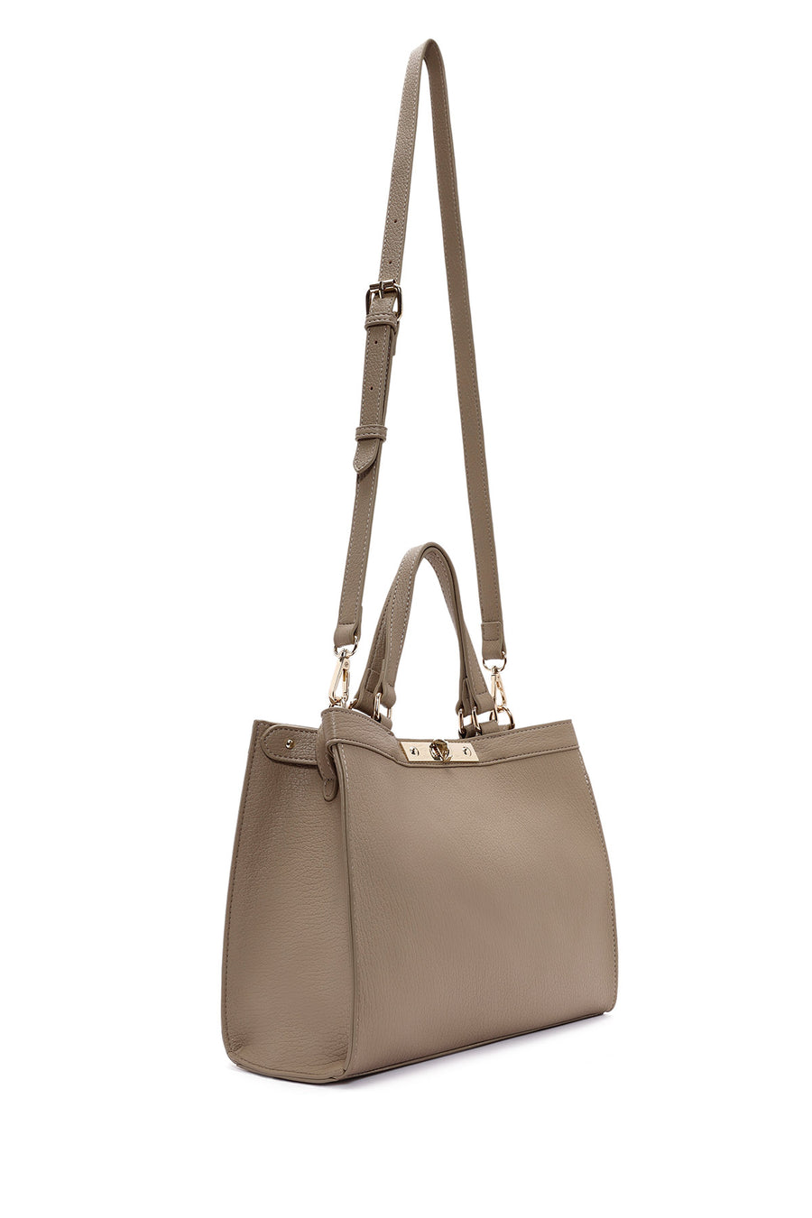Women's Beige Long Strap Shoulder Bag