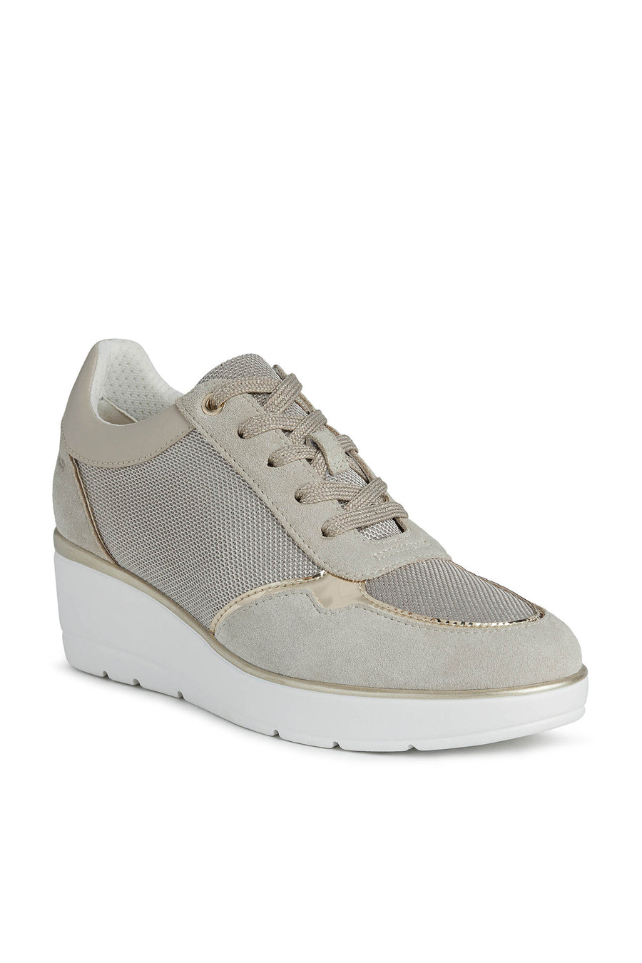 Geox Kadın Bej Ilde Dolgu Topuk Sneaker