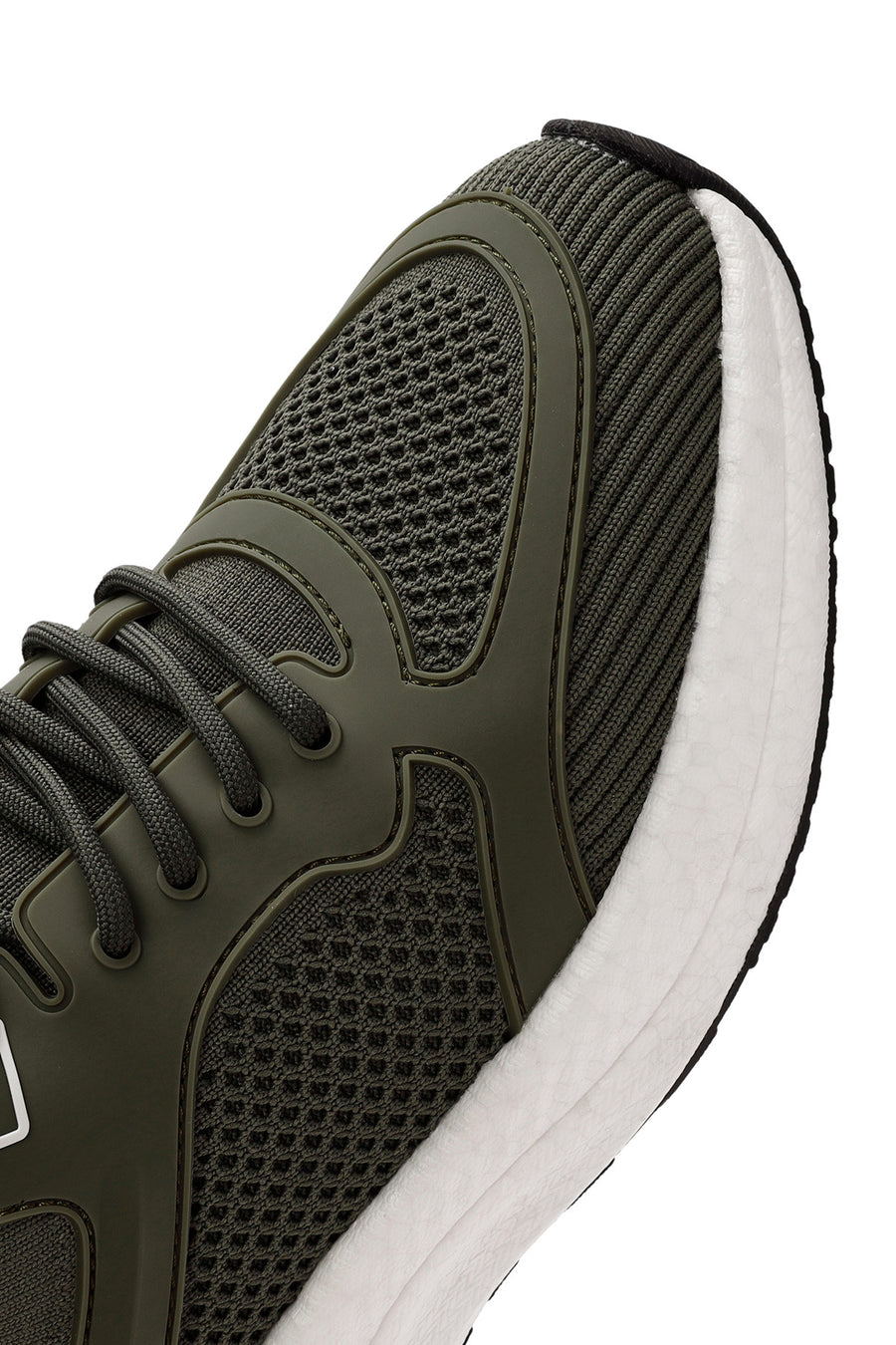 Derimod Zero Men's Green Laced Thick Soled Fabric Sneaker