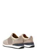 Erkek Bej Süet Deri Sneaker | Derimod