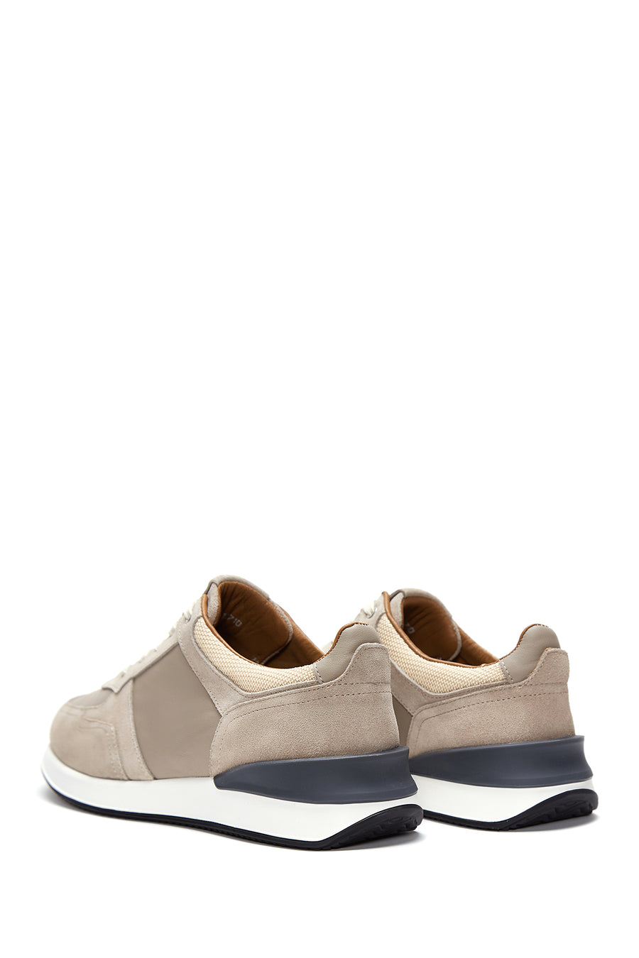 Erkek Bej Süet Deri Sneaker