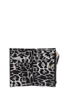Women's Black Leopard Wallet | Derimod