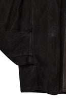 Olise Male Black Suede Jacket | Derimod