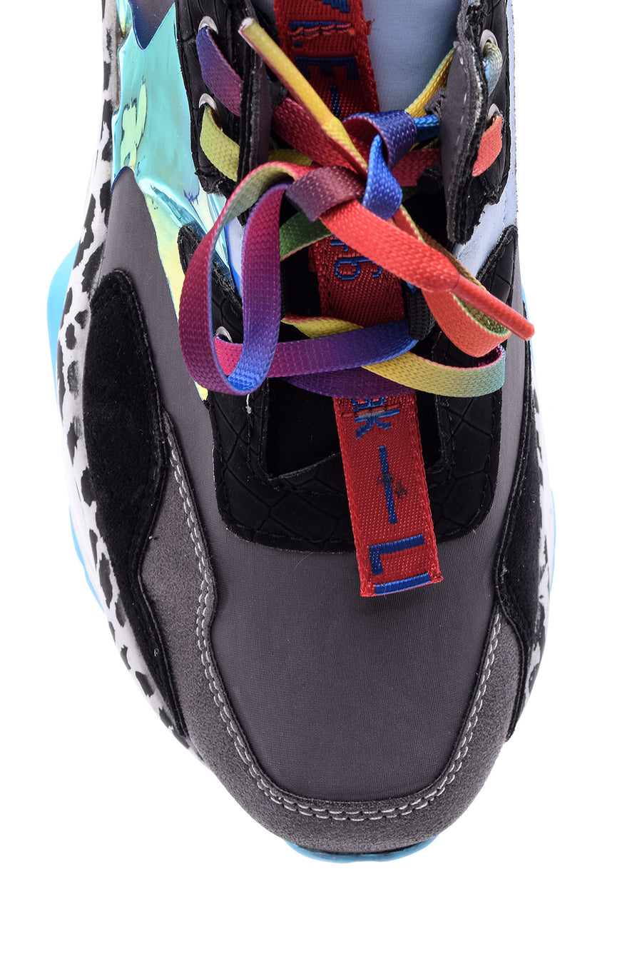 Kadın Renkli Yüksek Tabanlı Sneaker