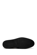 Erkek Siyah Deri Baskılı Casual Loafer | Derimod