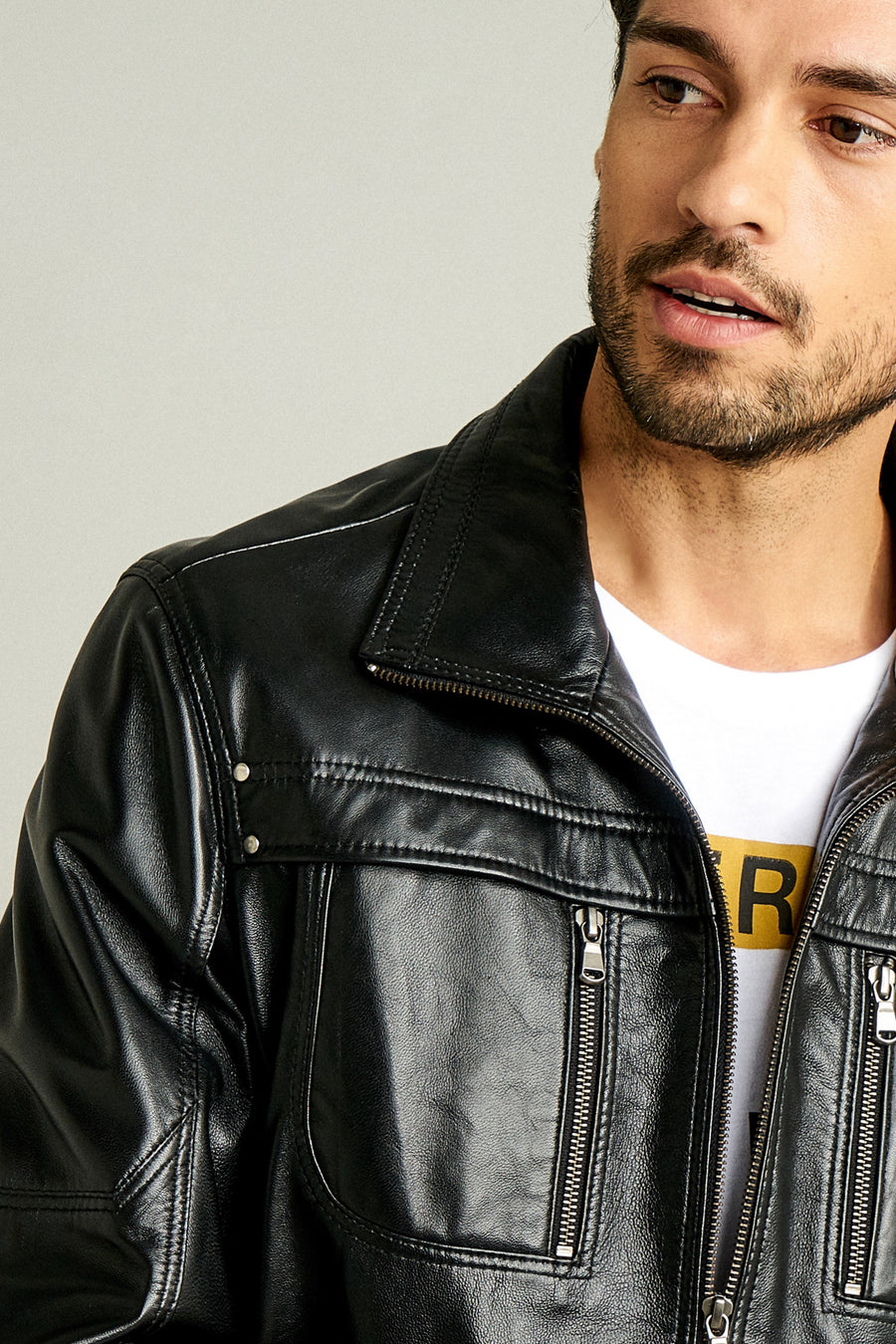 Henry Men's Leather Jacket
