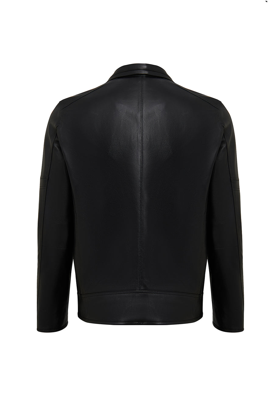 Mbappe Men's Black Leather Jacket