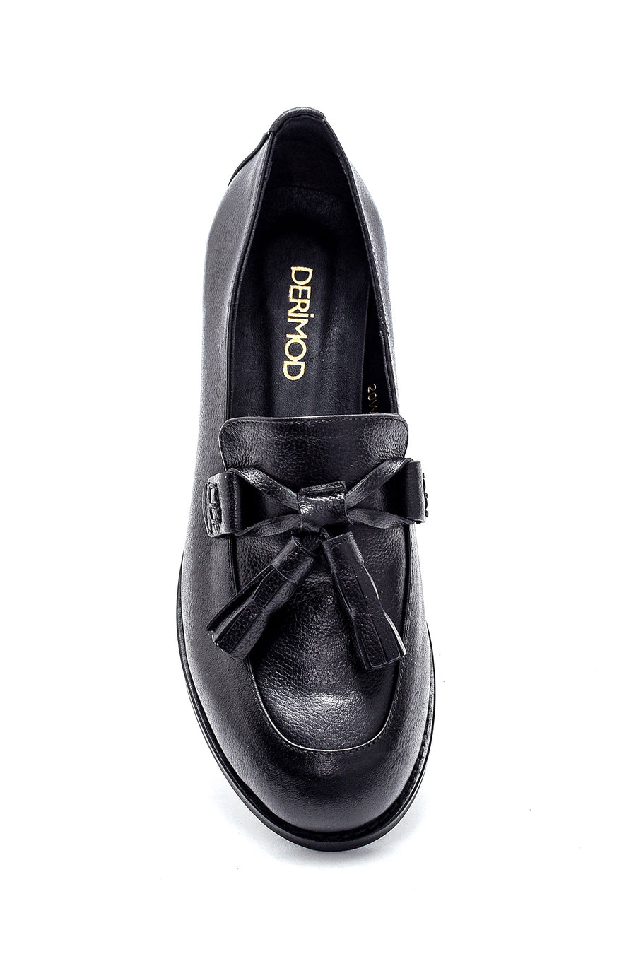 Kadın Deri Püskül Detaylı Loafer