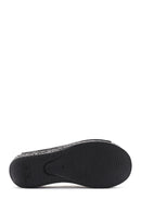 Women's Black Thick Soled Comfort Slippers | Derimod