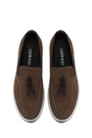 Men's Mink Suede Leather Casual Loafer | Derimod