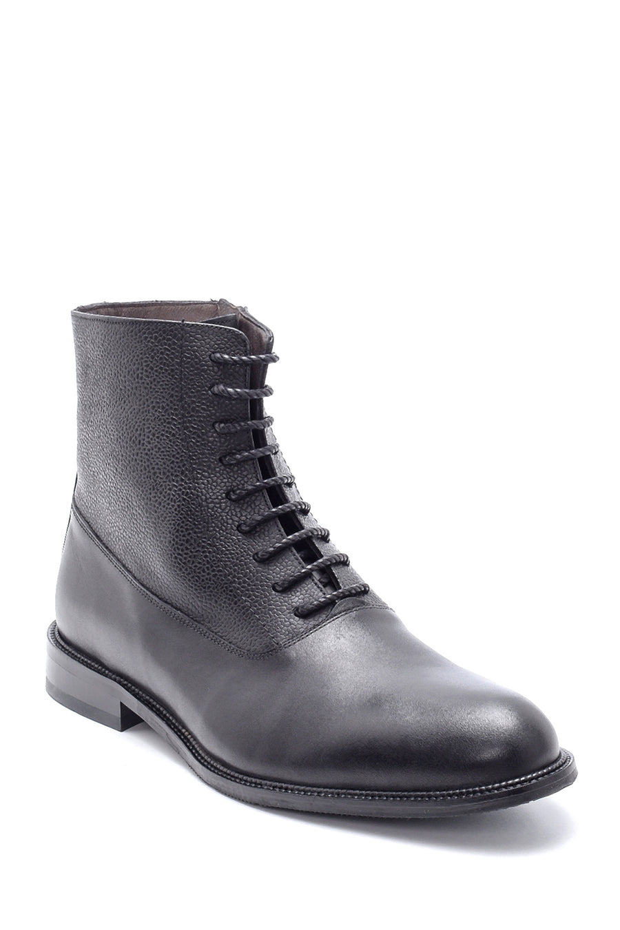 Men's Leather Lacing Detailed Classic Boots