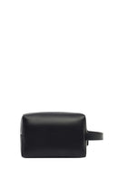 Men's Black Leather Mini Handbag | Derimod