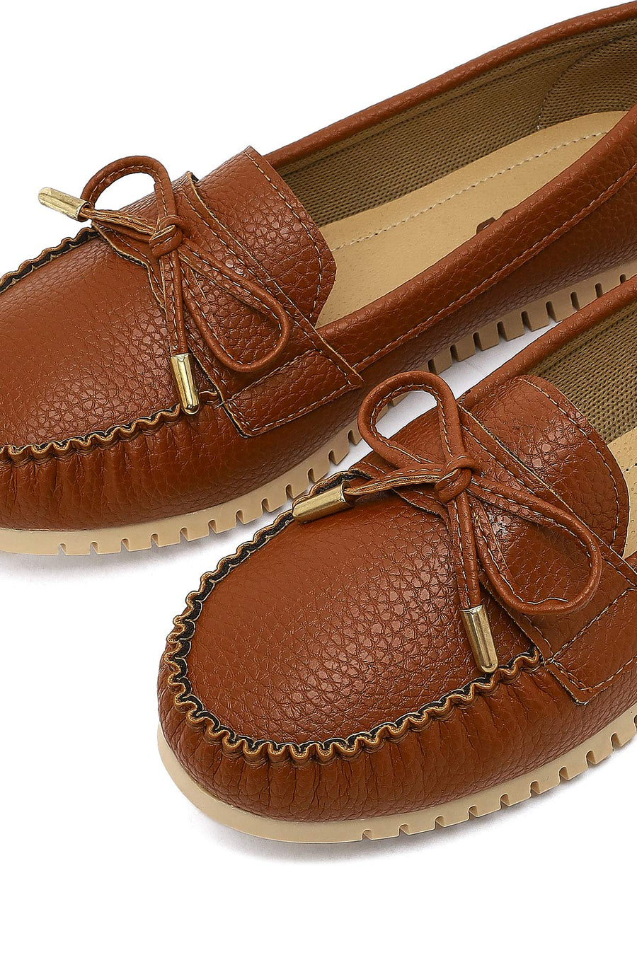 Kadın Taba Tokalı Loafer