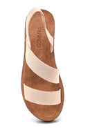 Women's Beige Casual Flat Sandals | Derimod