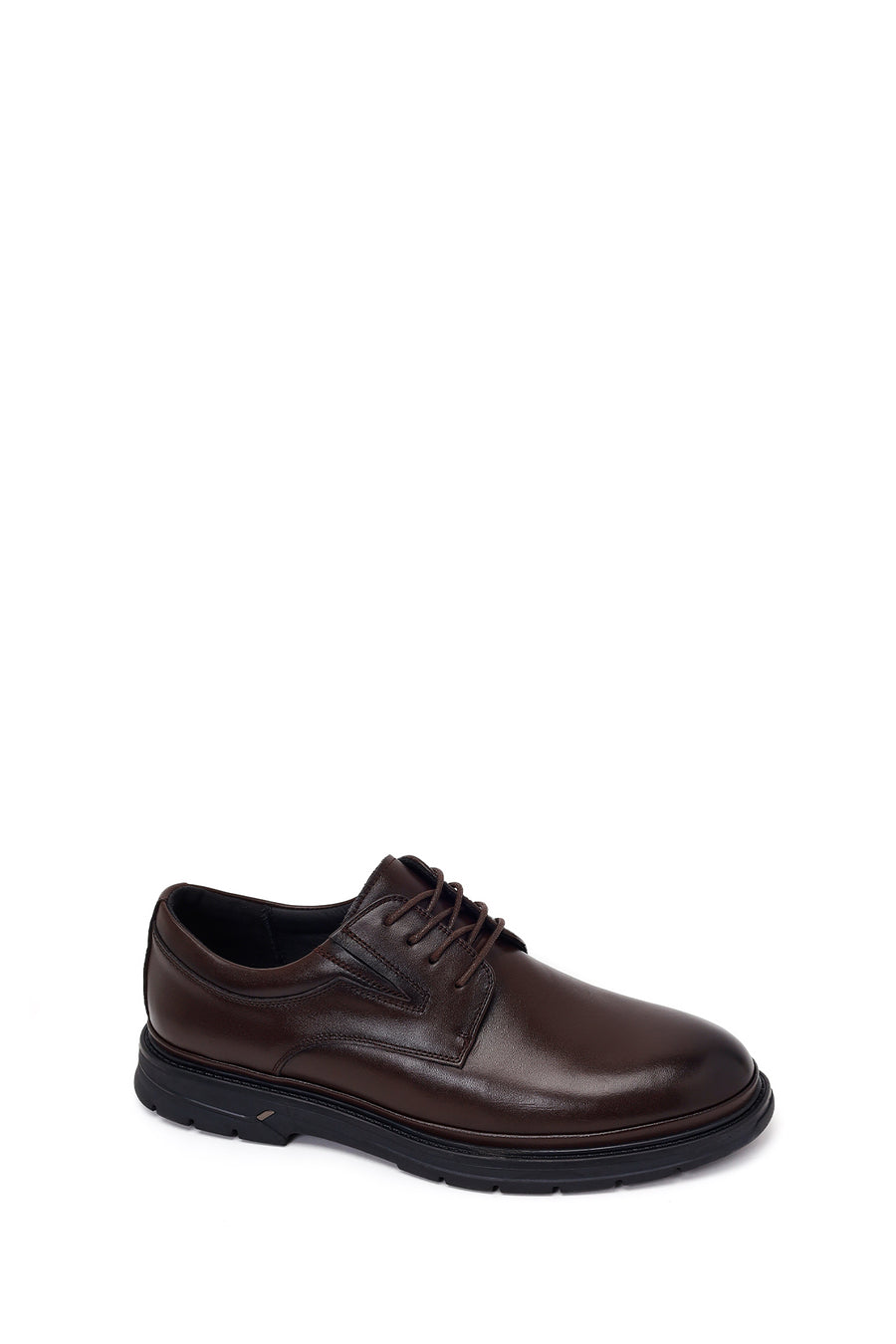 Male Brown Lace-up Leather Casual Shoes