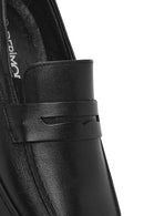Erkek Siyah Deri Casual Loafer | Derimod