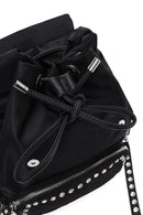 Women's Black Fabric Backpack | Derimod